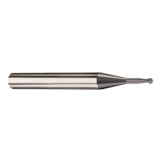 2 Flute Point Size Ball Nose, Material Hardness Upto 45-55 HRC